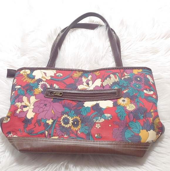 SakRoots Crimson Flower Power Critter Tote - Picture 13 of 15